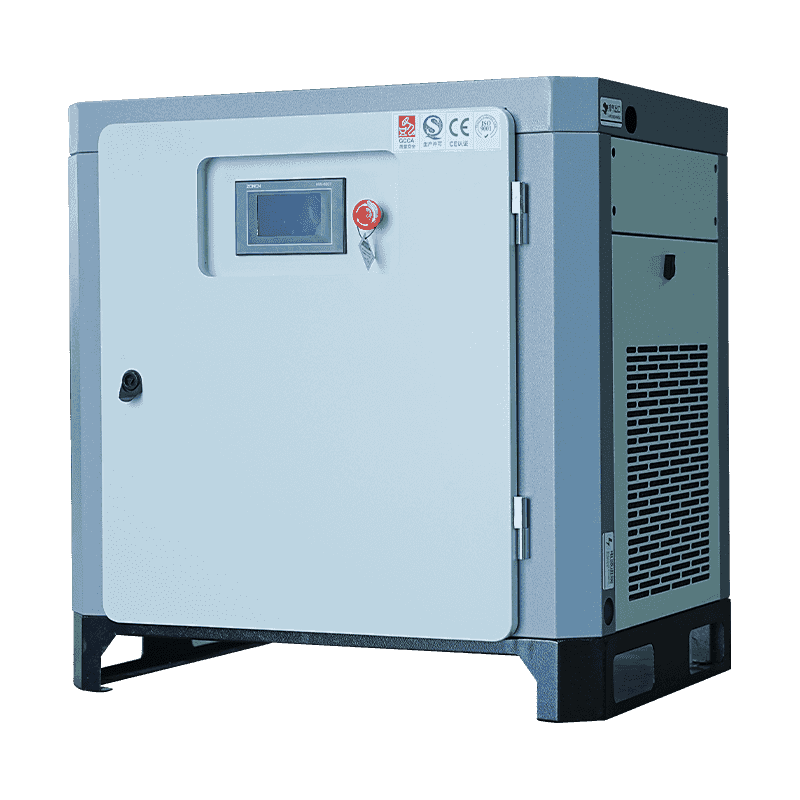 Vilka är förbättringarna i huvudenhetseffektiviteten hos en dubbelskruvkompressor med mikroolja jämfört med en traditionell dubbelskruvkompressor?