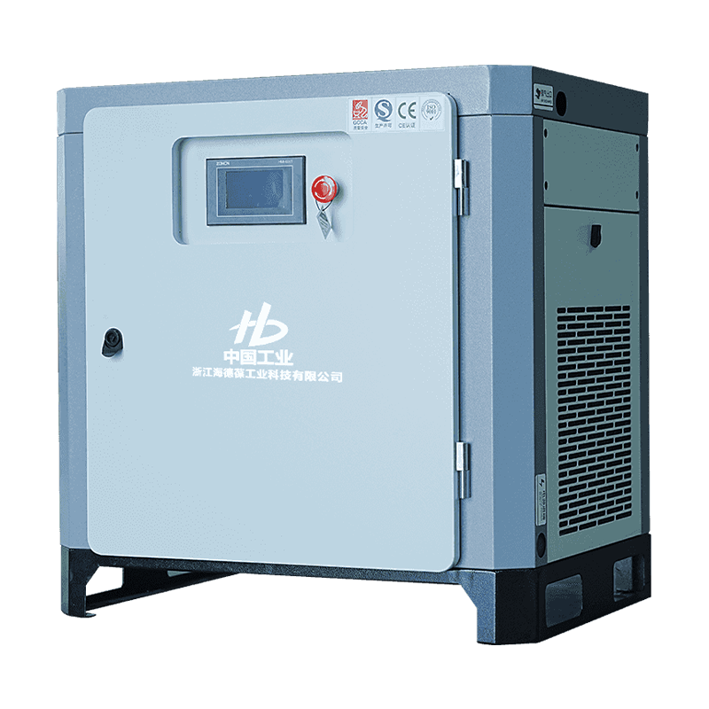 10HP mikroolja dubbelskruv enstegskompressor