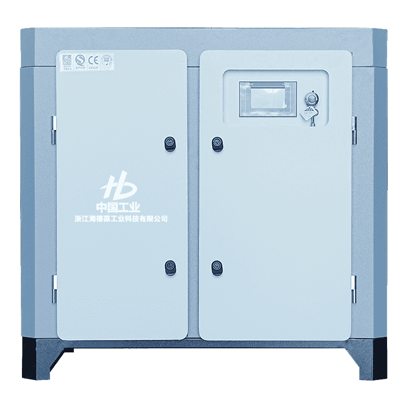 20HP mikroolja dubbelskruv enstegskompressor